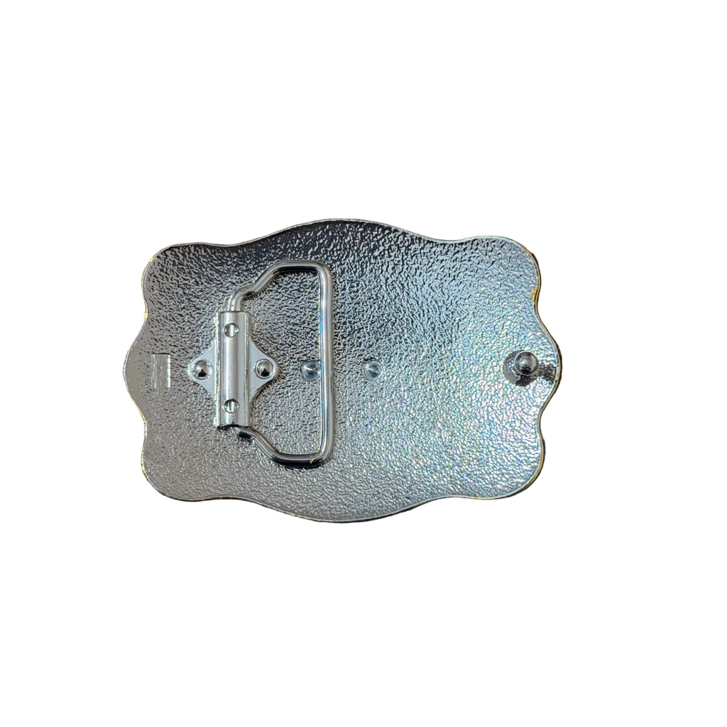 WESTERN SILVER -GOLD BOOTS BUCKLE