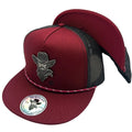 DE RANCHO TEAM LOGO PREMIUM BURGANDY CAP
