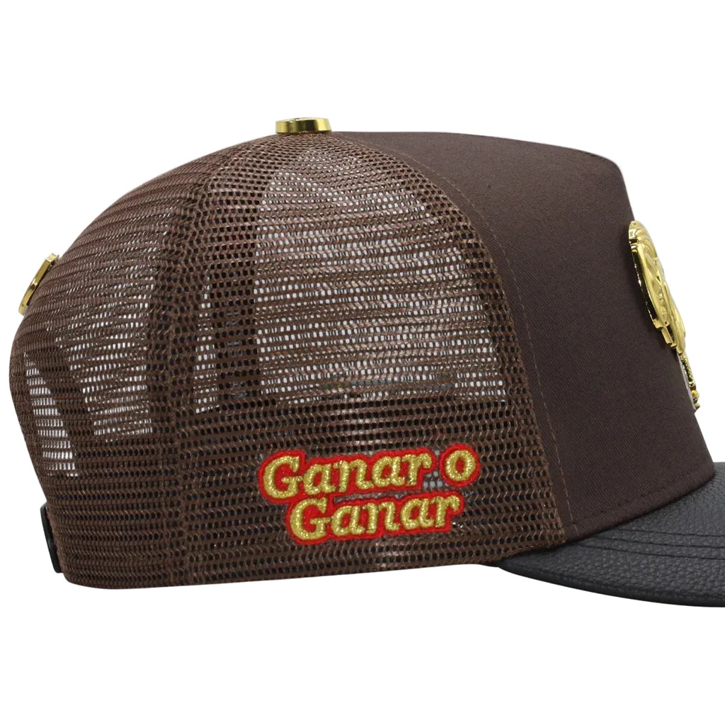 MEN'S PREMIUM GALLOS BROWN CAP