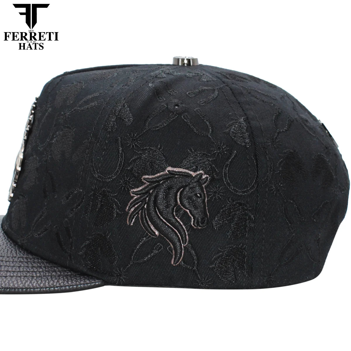 MENS PREMIUM CABALLO 3D BLACK CAP