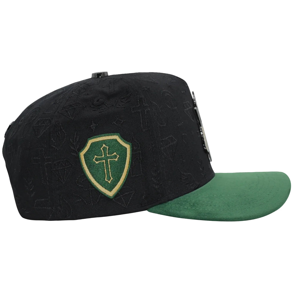 MEN'S PREMIUM SAN JUDAS NEGRO 3D PIN BLACK CAP
