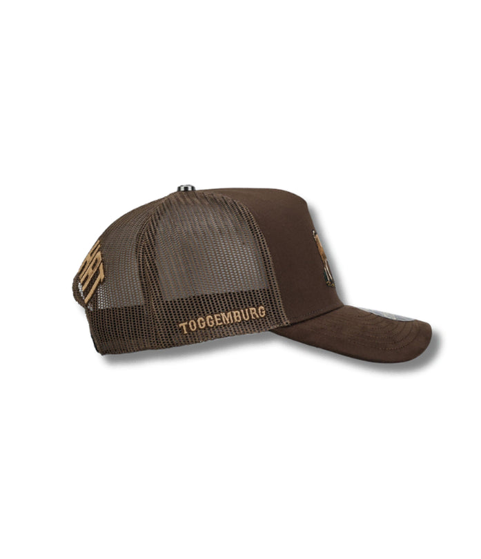 STEERHAT GOAT BROWN CURVE CAP