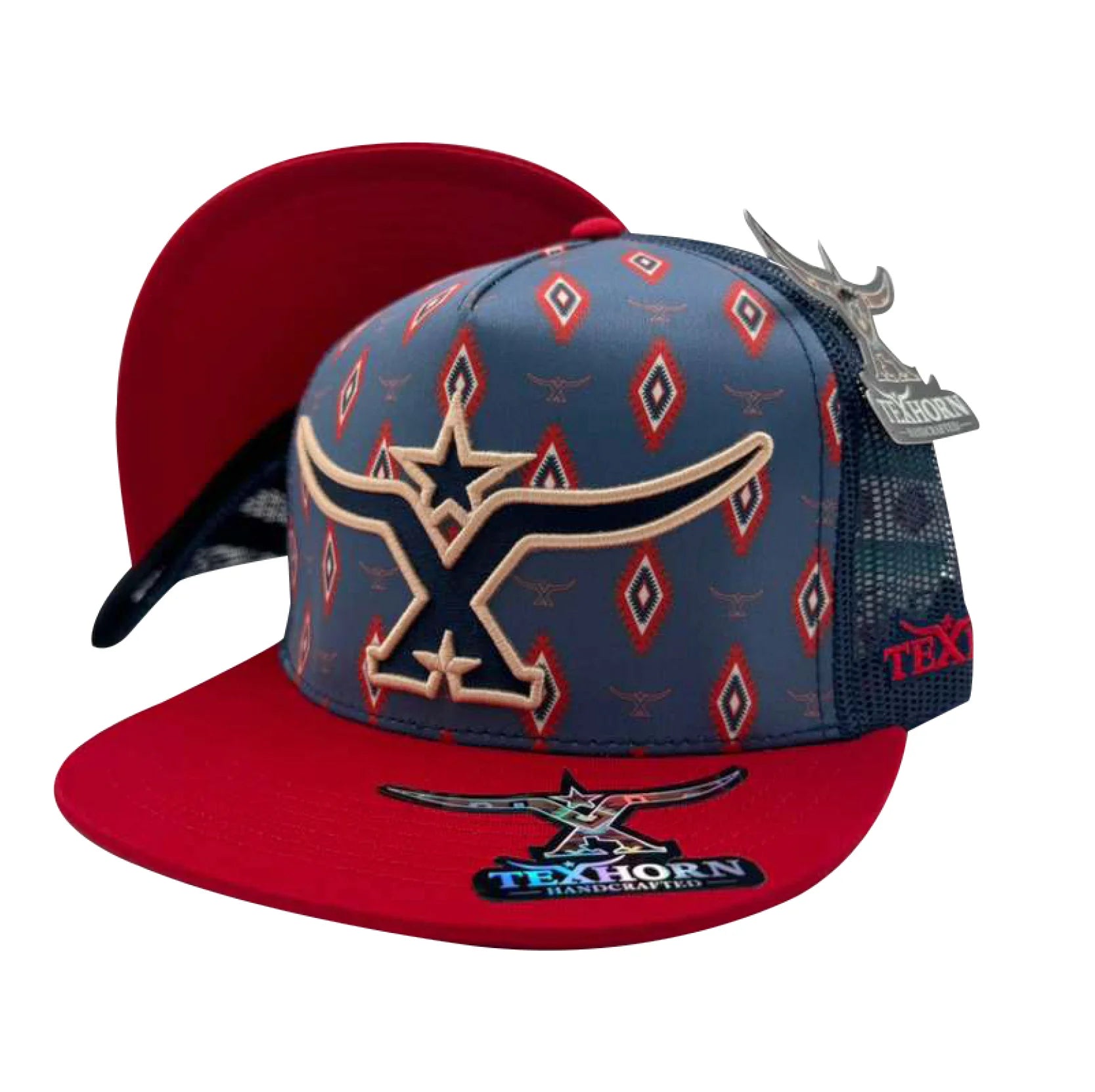 TEXHORN GUADALUPE AZTEC BLUE REF CAP