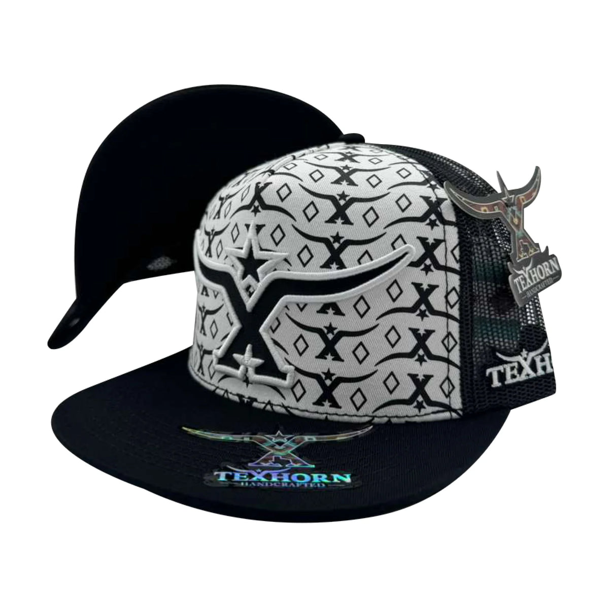 TEXHORN APODACA WHITE BLACK CAP