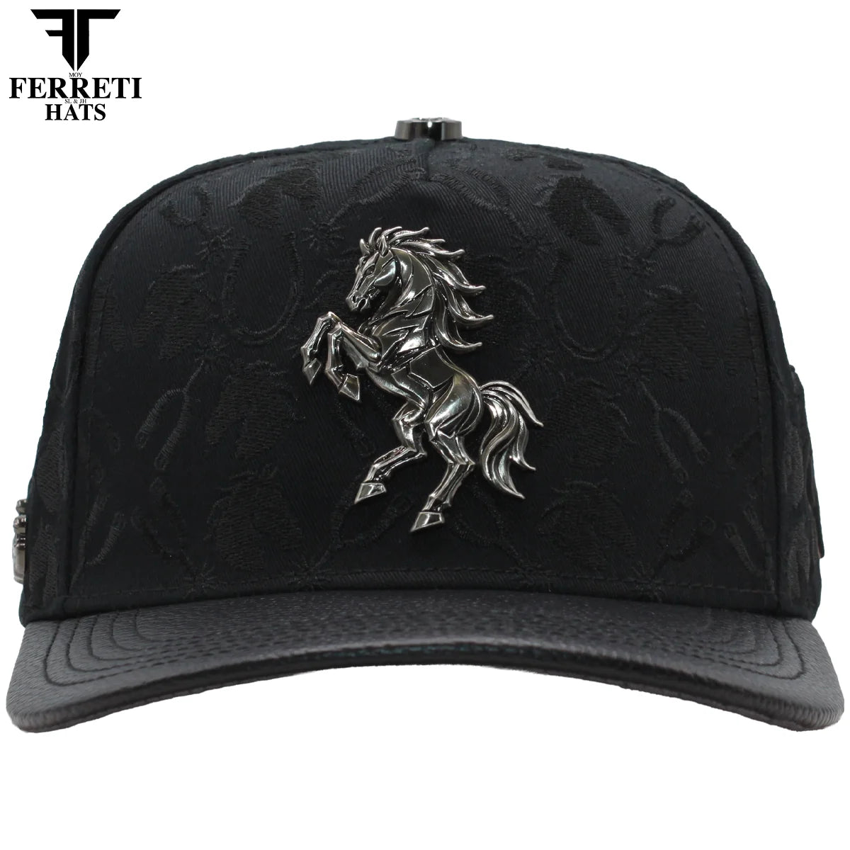 MENS PREMIUM CABALLO 3D BLACK CAP
