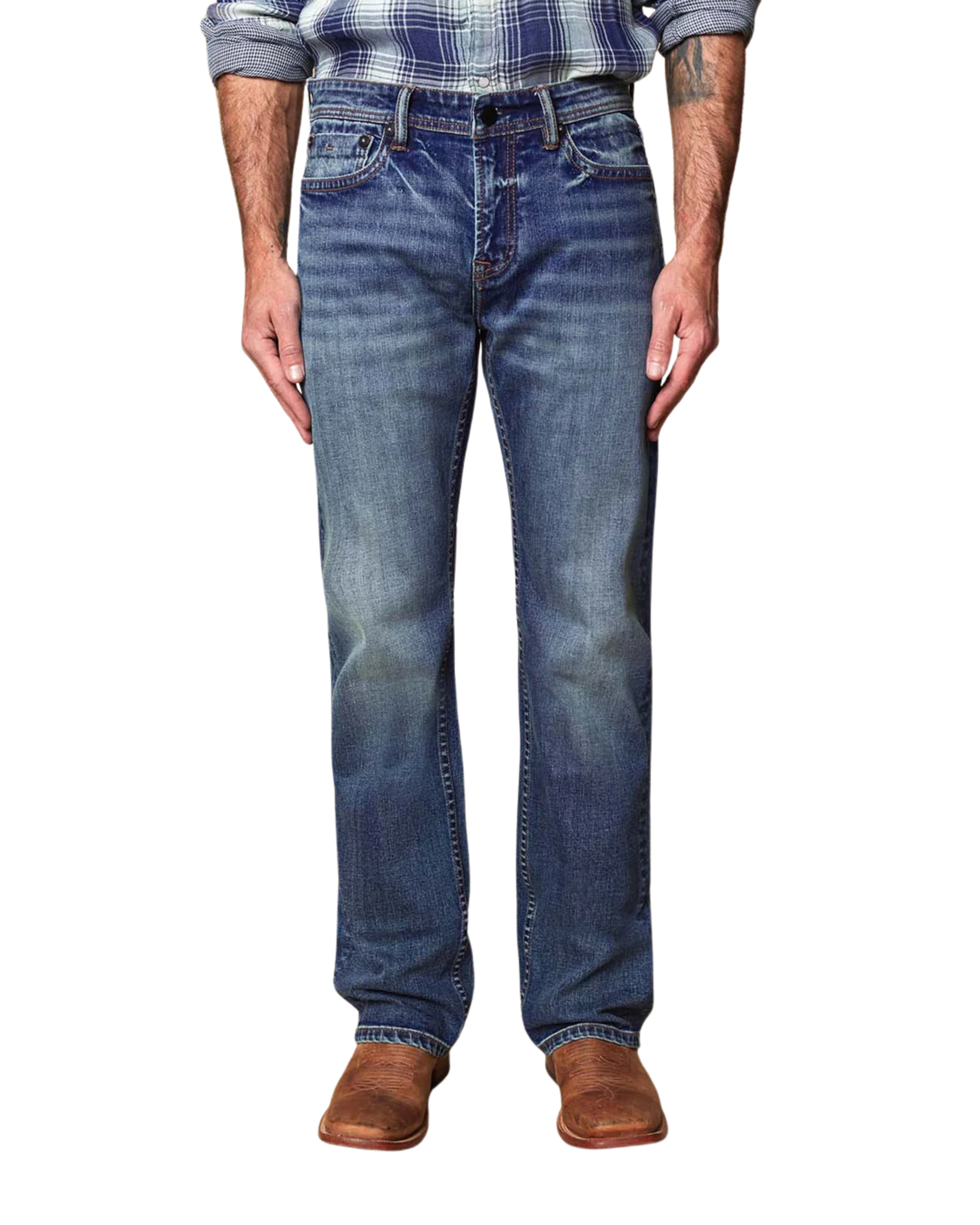 MENS COWBOY TRUE COWBOY STRAIGHT BOOT CUT JEANS