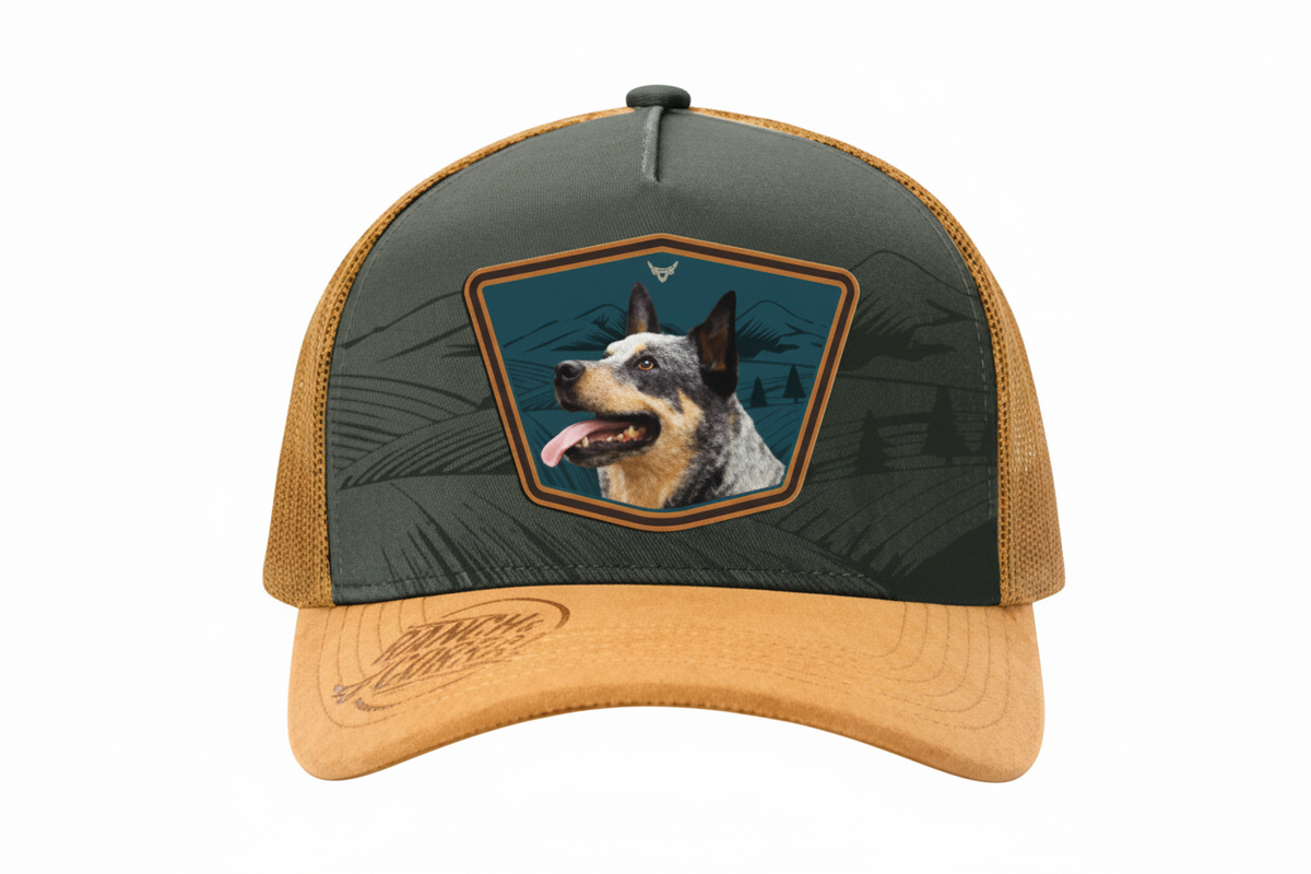 RANCH CORRAL RCDB35 DOG GREEN CAP