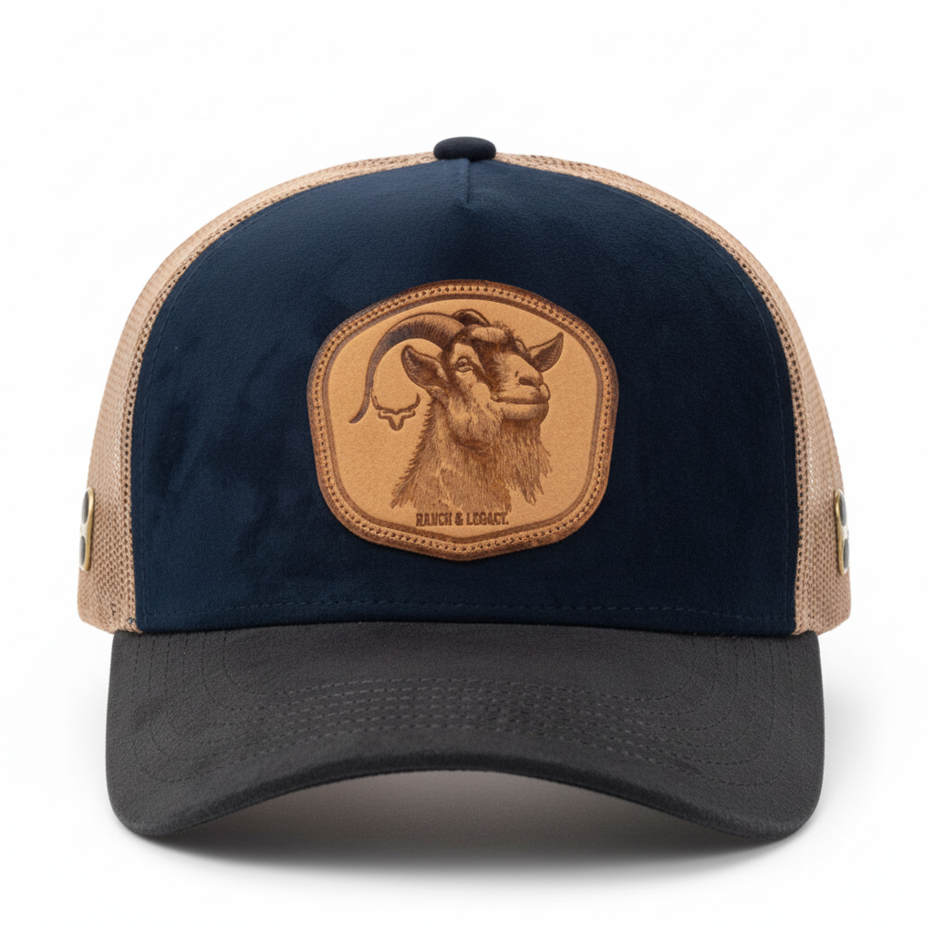 RANCH CORRAL RCCP12 GOAT NAVY CAP