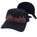 DE RANCH CHANGING COLOR FLAMA CURVE BLACK CAP