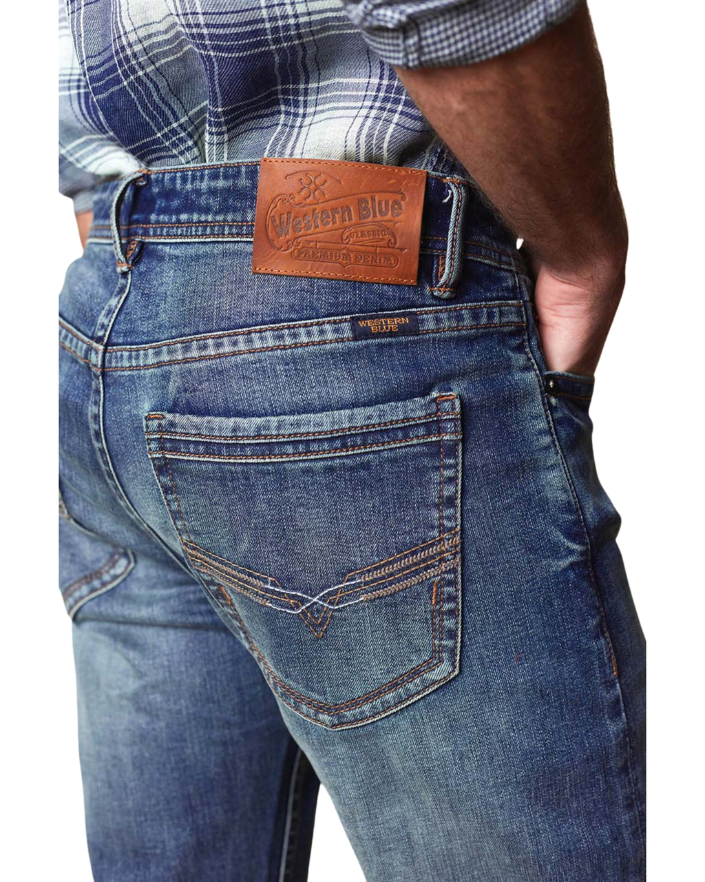 MENS COWBOY TRUE COWBOY STRAIGHT BOOT CUT JEANS