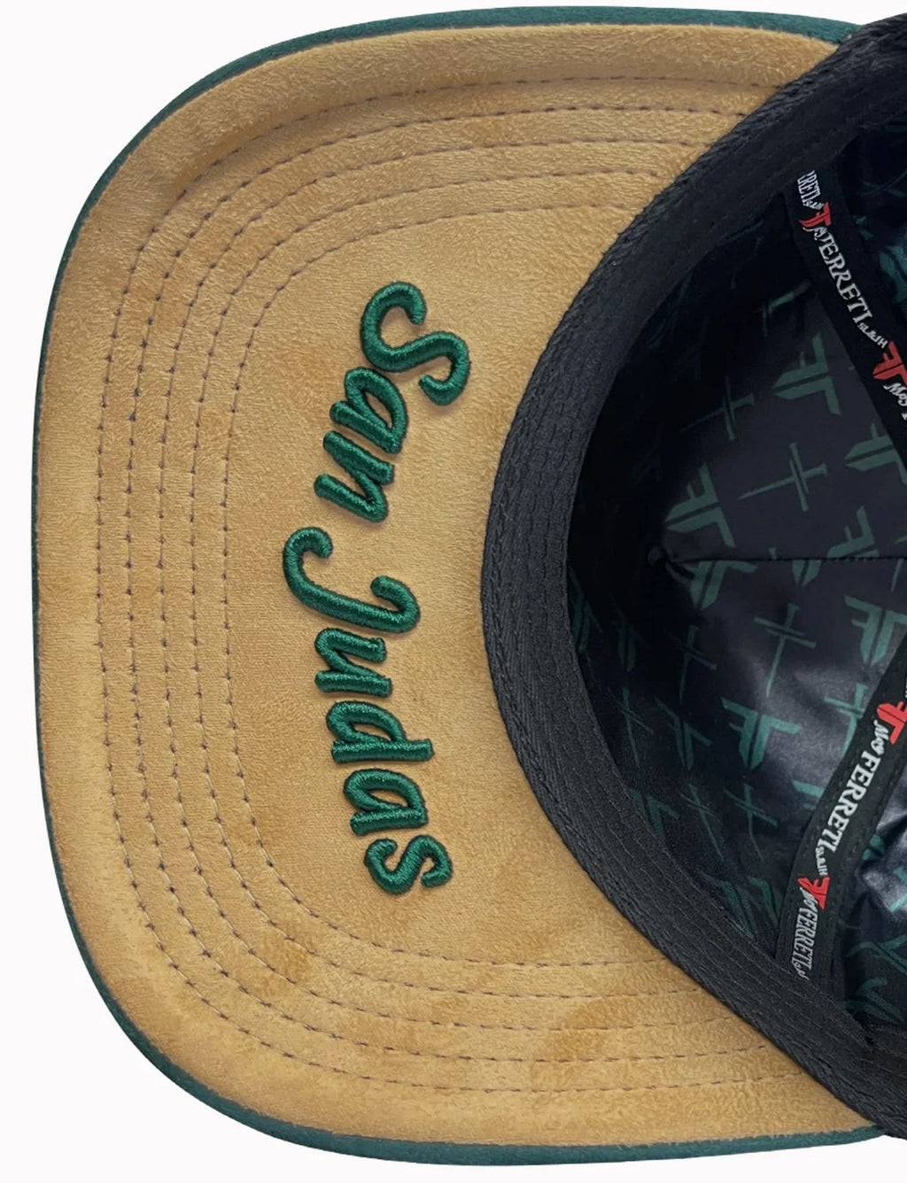 MEN'S PREMIUM SAN JUDAS NEGRO 3D PIN BLACK CAP