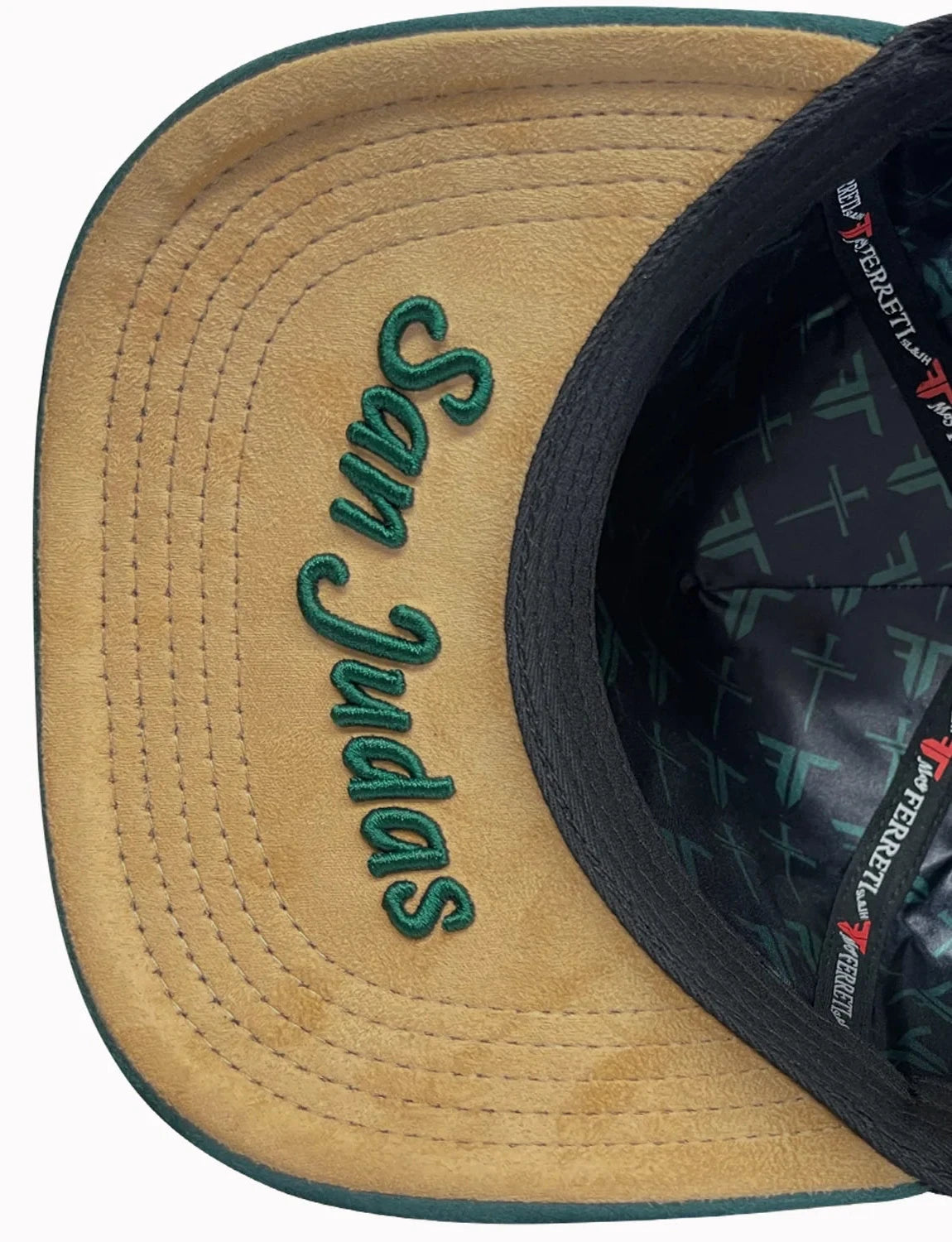 MEN'S PREMIUM SAN JUDAS NEGRO 3D PIN BLACK CAP