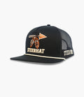 STEERHAT ARROW FEATHER RÚSTIC BLACK CAP