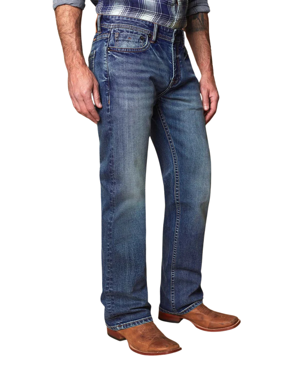MENS COWBOY TRUE COWBOY STRAIGHT BOOT CUT JEANS