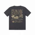 RANCH CORRAL RCTS26 EXPLORE GREY T-SHIRT