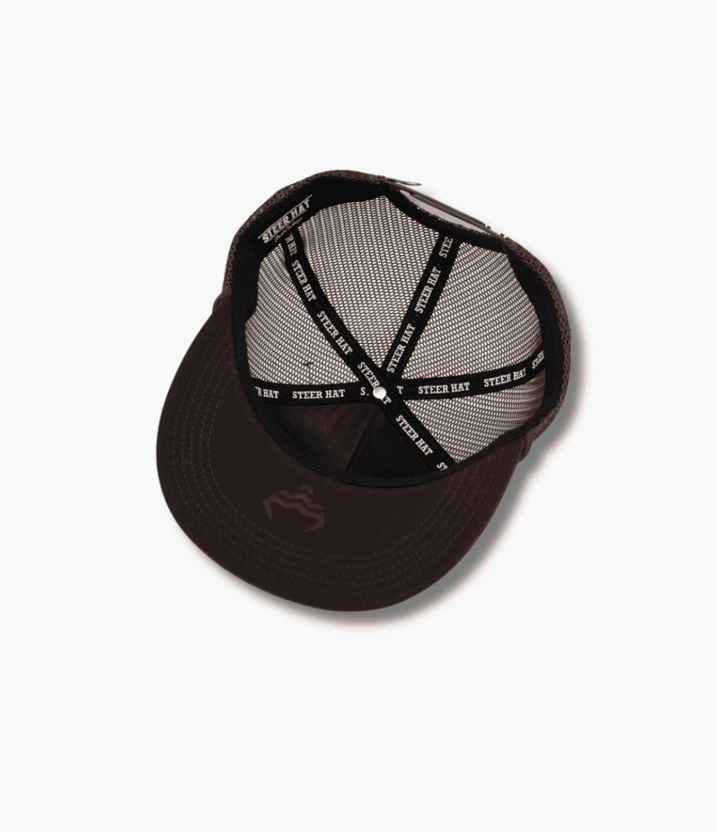 STEER HAT HEREFORD COW BEIGE CAP