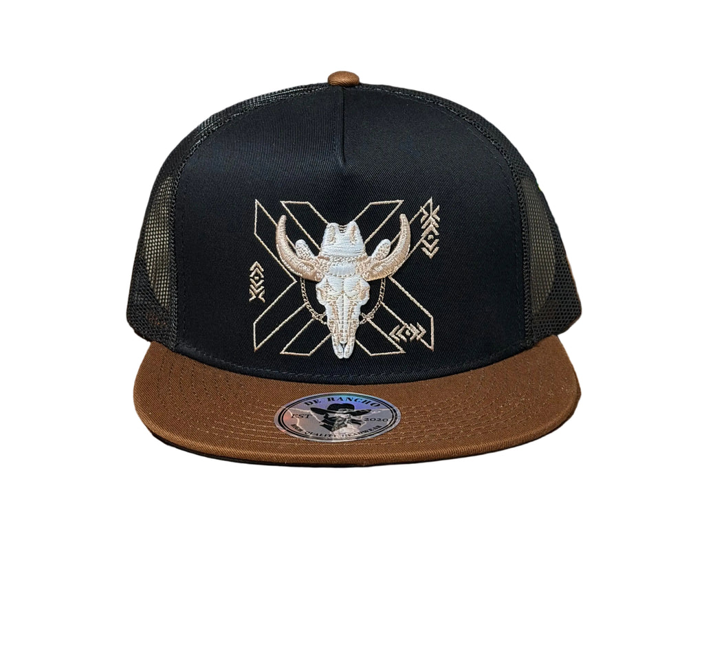 DE RANCHO CRÁNEO BLACK/BROWN CAP