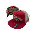 TEXHORN AZTEC FEATHER RED CAP
