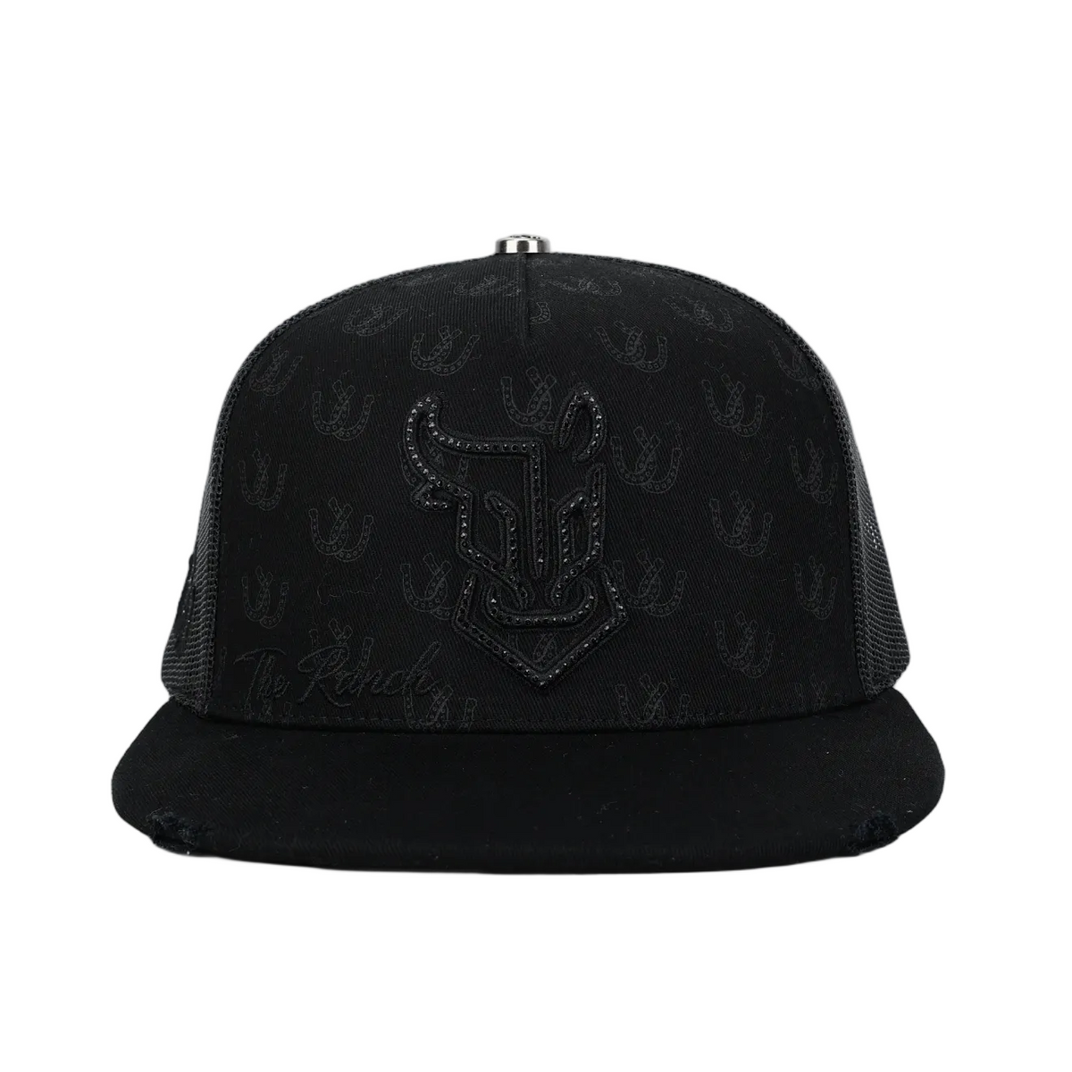 THE RANCH HAT VAQUERO HERRADURA FULL BLACK CAP
