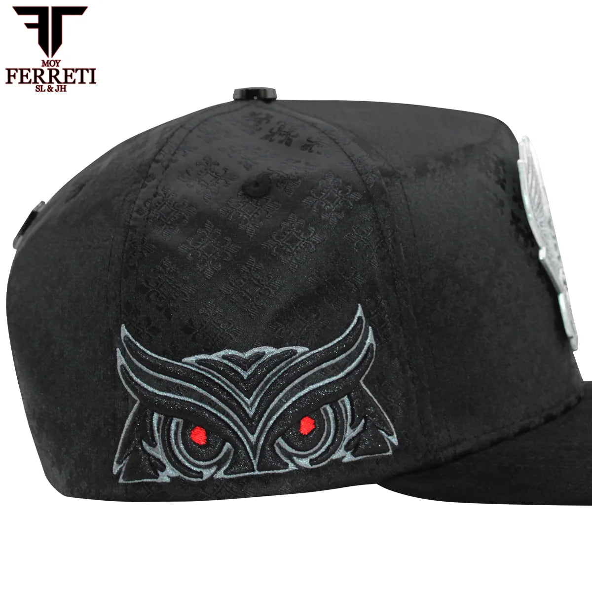 MENS PREMIUM BUHO BLACK CAP