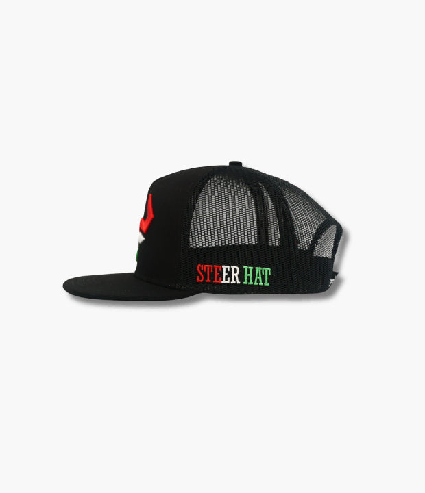 STEERHAT TEAM MEXICO BLACK CAP