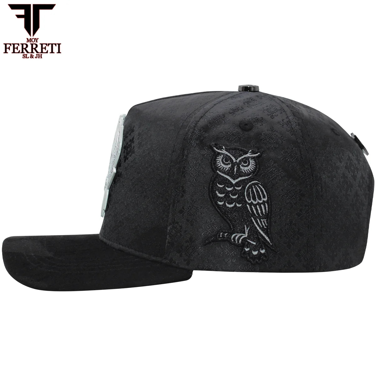MENS PREMIUM BUHO BLACK CAP