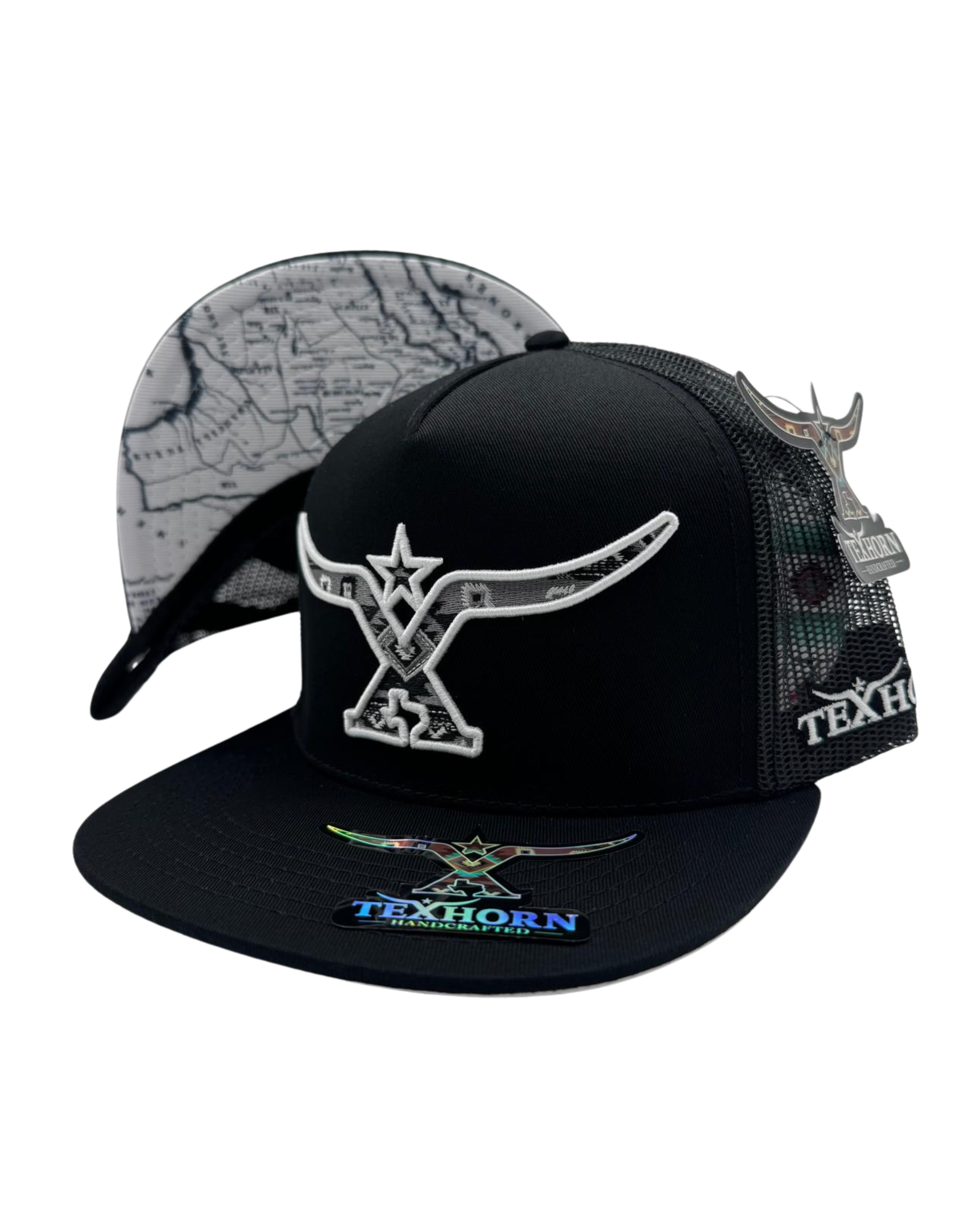 TEXHORN LA NAVAJA AZTEC BLACK CAP