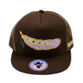 DE RANCHO FEATHER GOLD BROWN CAP
