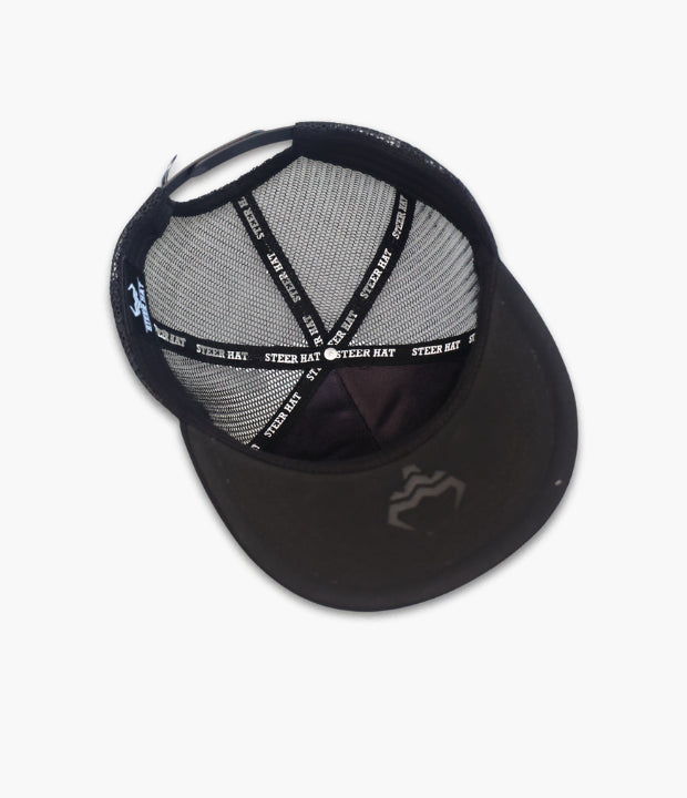 STEERHAT ARROW FEATHER RÚSTIC BLACK CAP