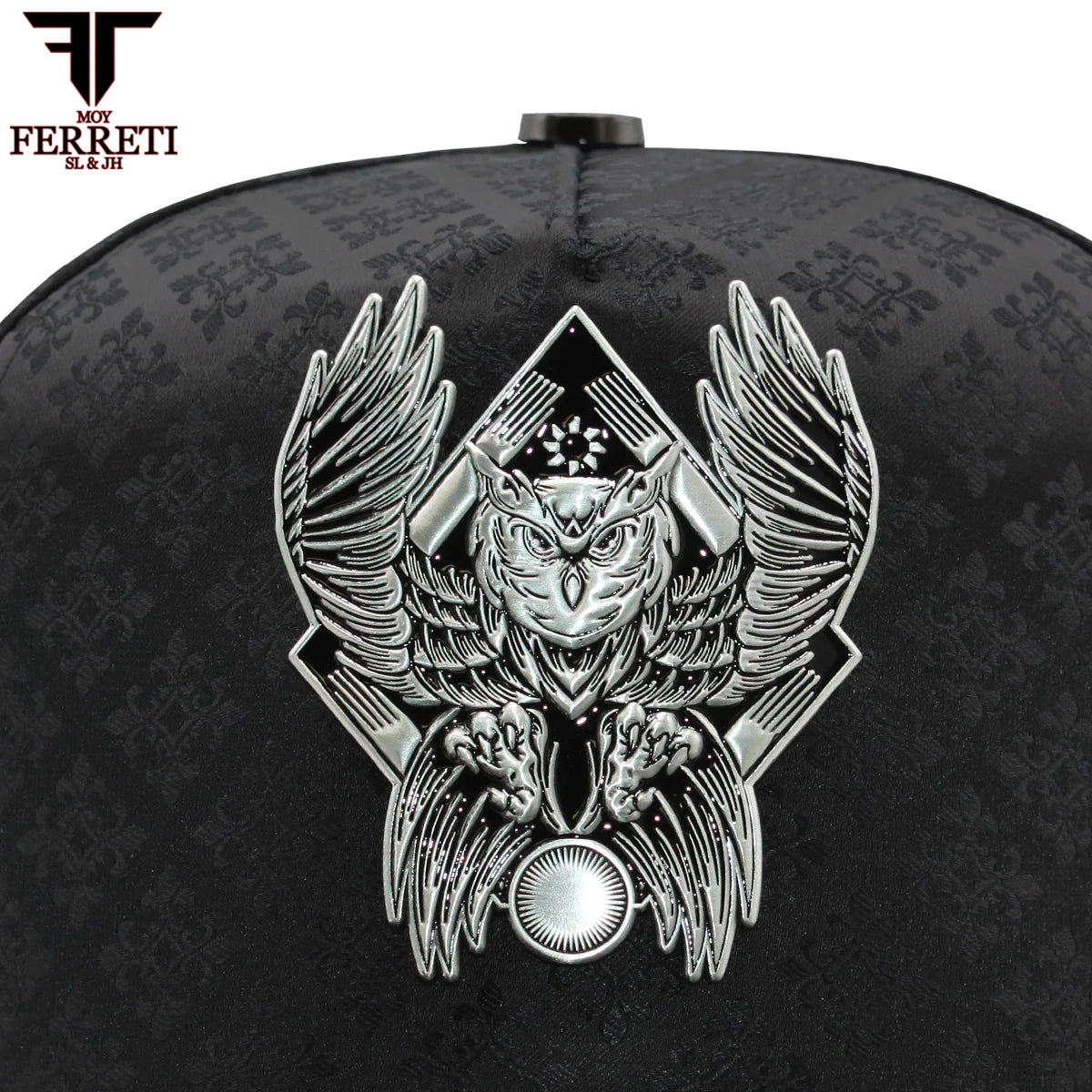 MENS PREMIUM BUHO BLACK CAP