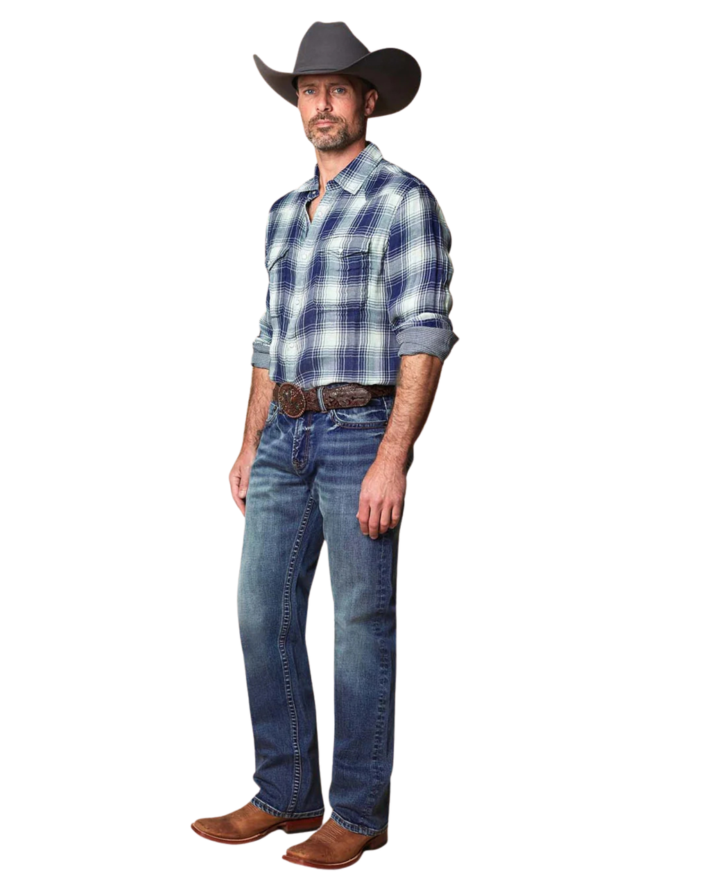 MENS COWBOY TRUE COWBOY STRAIGHT BOOT CUT JEANS