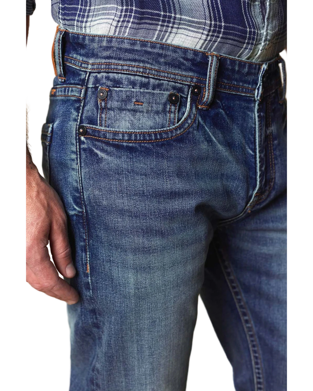 MENS COWBOY TRUE COWBOY STRAIGHT BOOT CUT JEANS