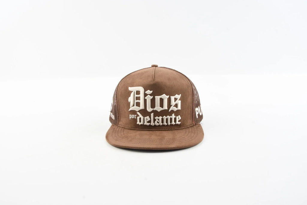 MENS 440 DIOS POR DELANTE BROWN CAP