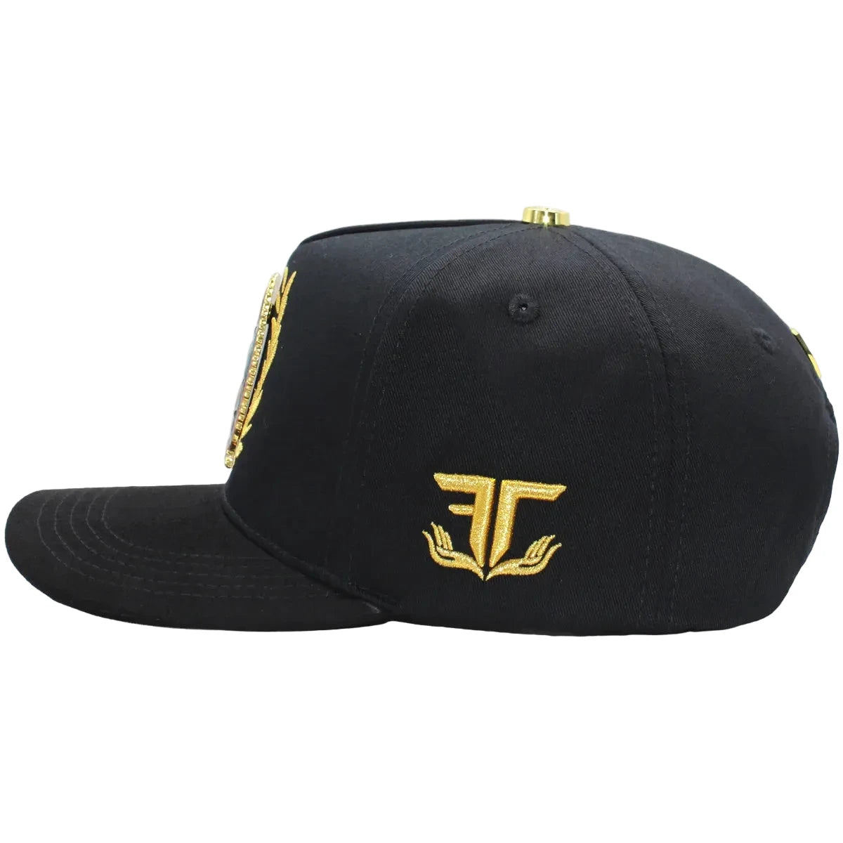 MEN'S PREMIUM VIRGEN DE GUADALUPE BLACK CAP