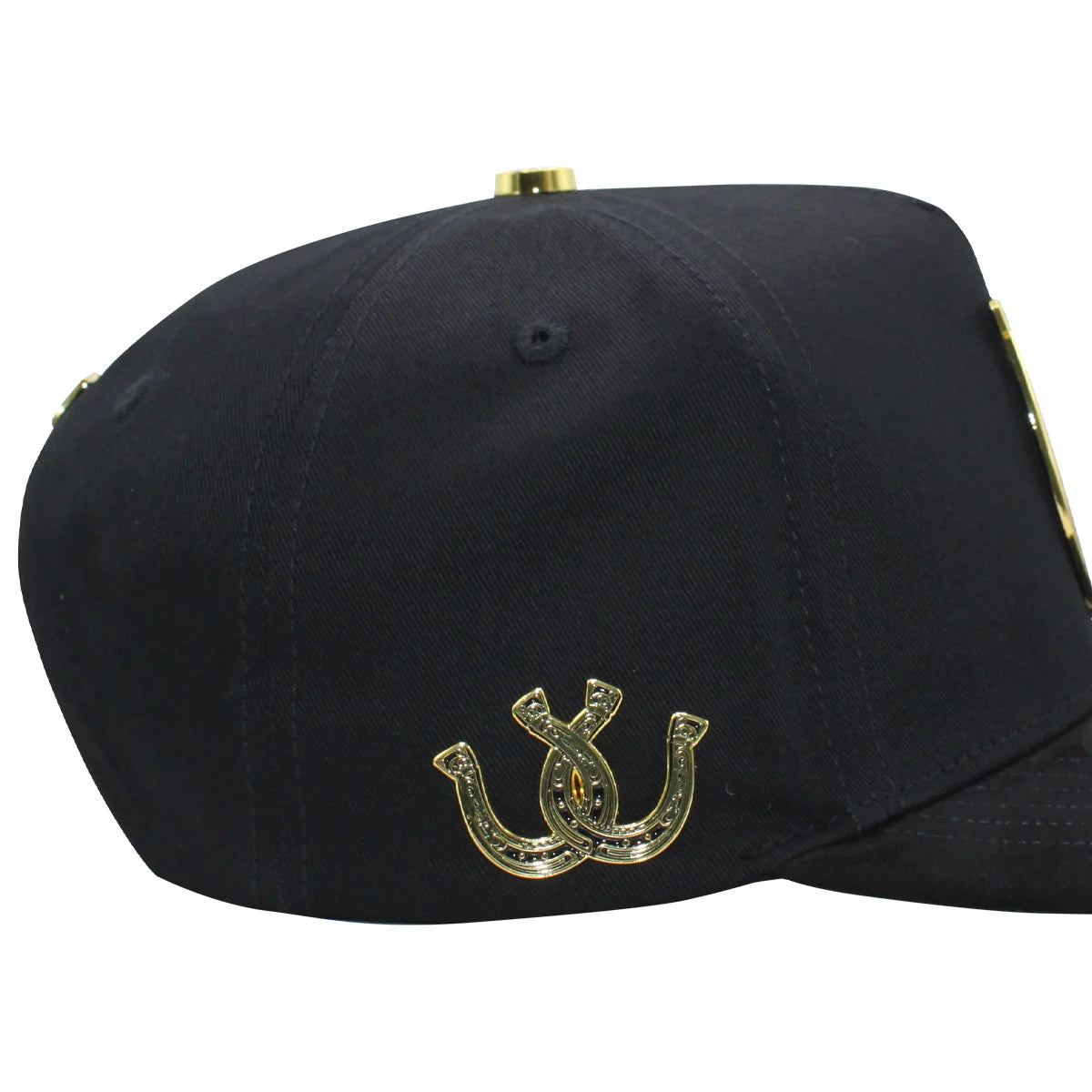 MEN'S PREMIUM CABALLOS PIN METAL ORO/NEGRO CAP