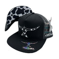 TEXHORN COW BLACK CAP