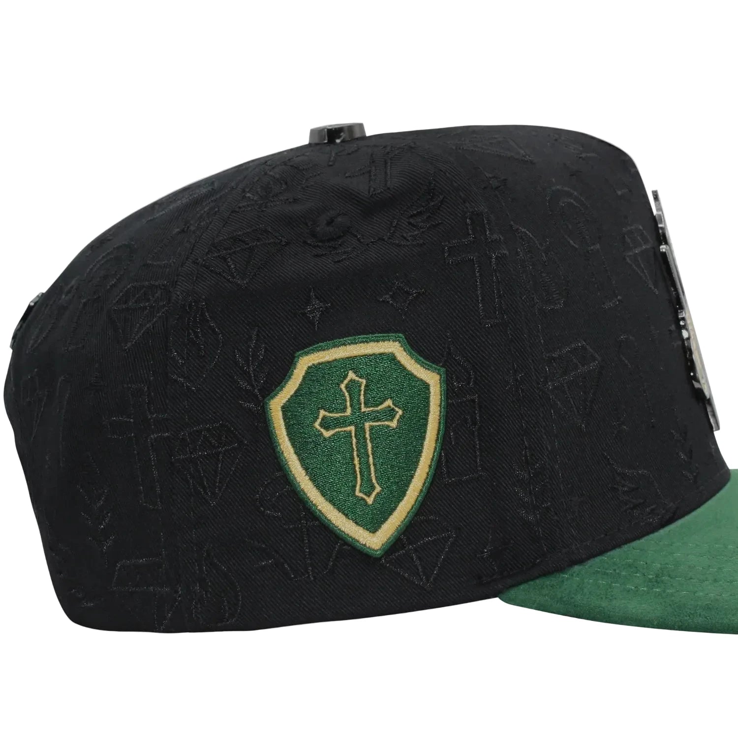 MEN'S PREMIUM SAN JUDAS NEGRO 3D PIN BLACK CAP