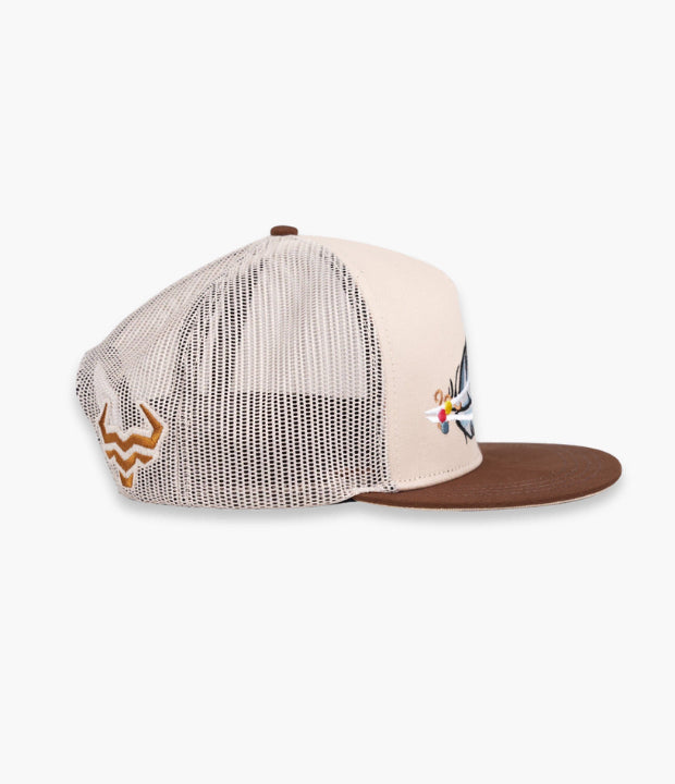STEERHAT SOUTWEST FEATHER BEIGE CAP