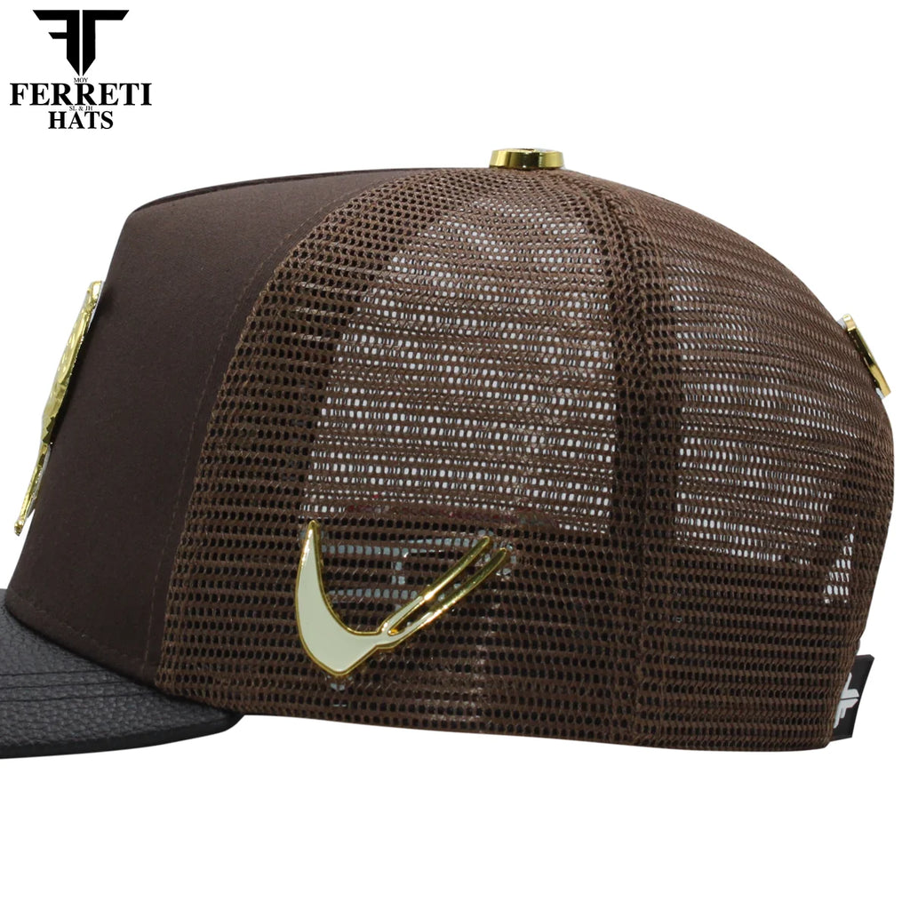 MEN'S PREMIUM GALLOS BROWN CAP