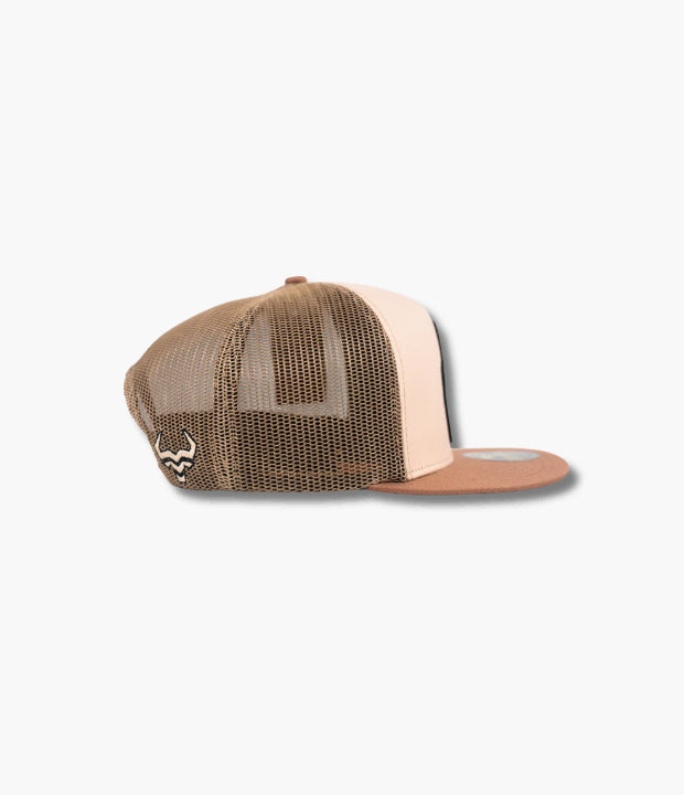 STEERHAT ARETE YELLOW BEIGE FLAT CAP