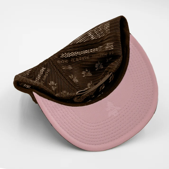 DE RANCHO FEATHER GOLD BROWN CAP
