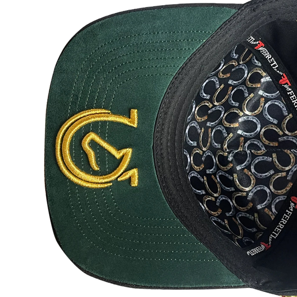 MEN'S PREMIUM CABALLOS PIN METAL ORO/NEGRO CAP