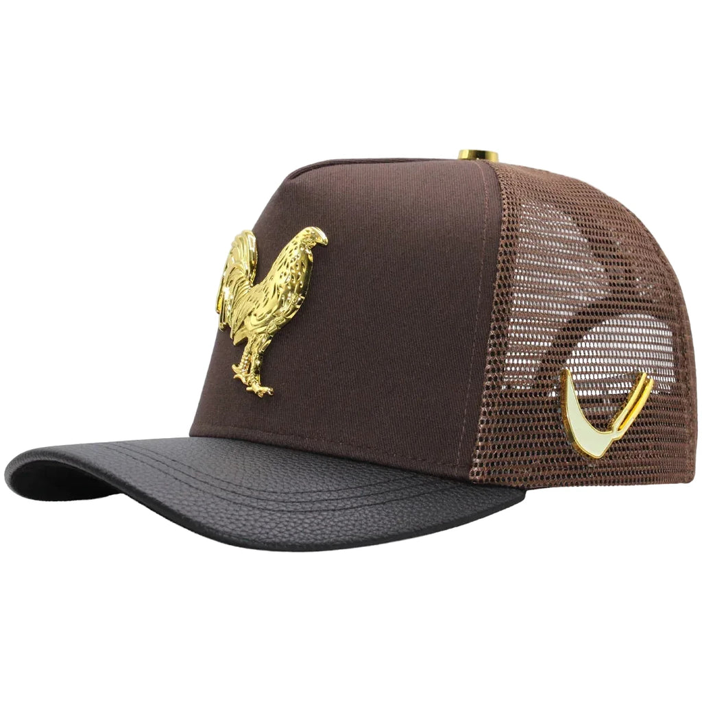 MEN'S PREMIUM GALLOS BROWN CAP