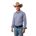 MEN LUXURY BLUE TEAL LONG SLEEVE