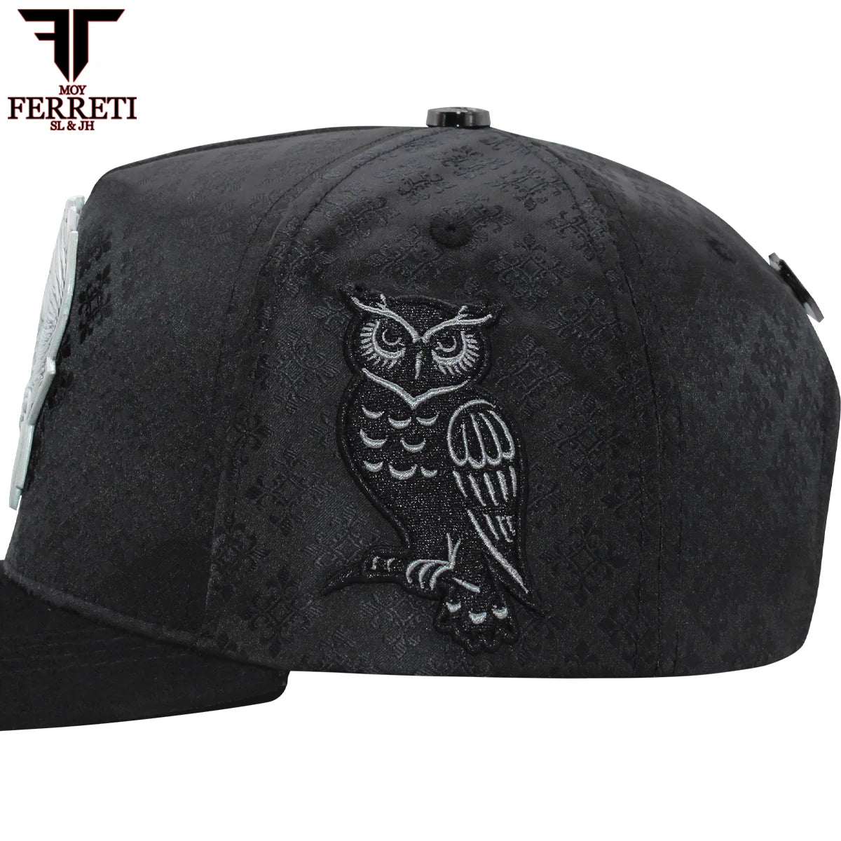 MENS PREMIUM BUHO BLACK CAP