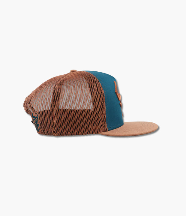 STEERHAT SOUTHWEST NAVY BROWN CAP