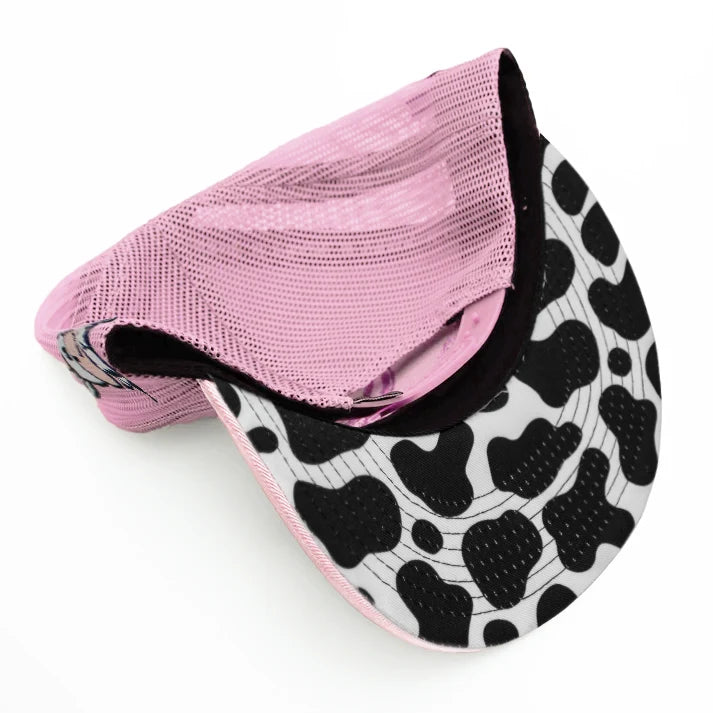 DE RANCHO COWHIDE PINK HAT
