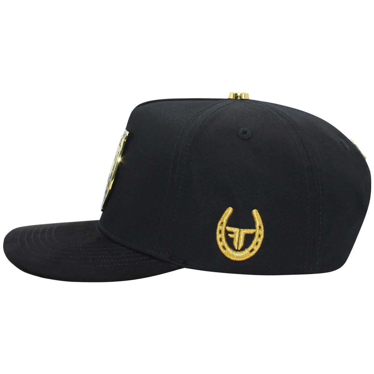 MEN'S PREMIUM CABALLOS PIN METAL ORO/NEGRO CAP