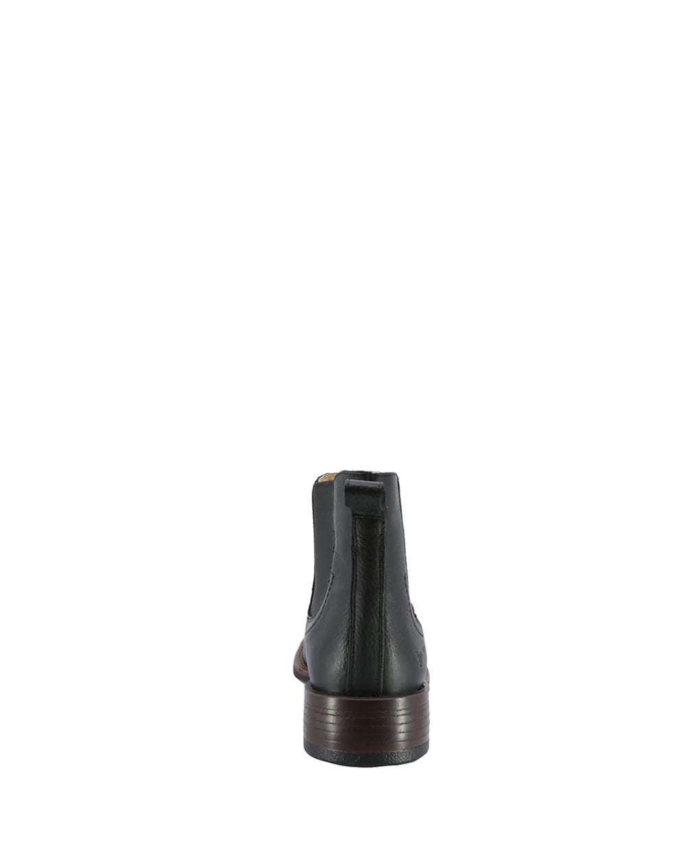 MENS ALAMO SHORT BOOT BLACK SQUARE TOE