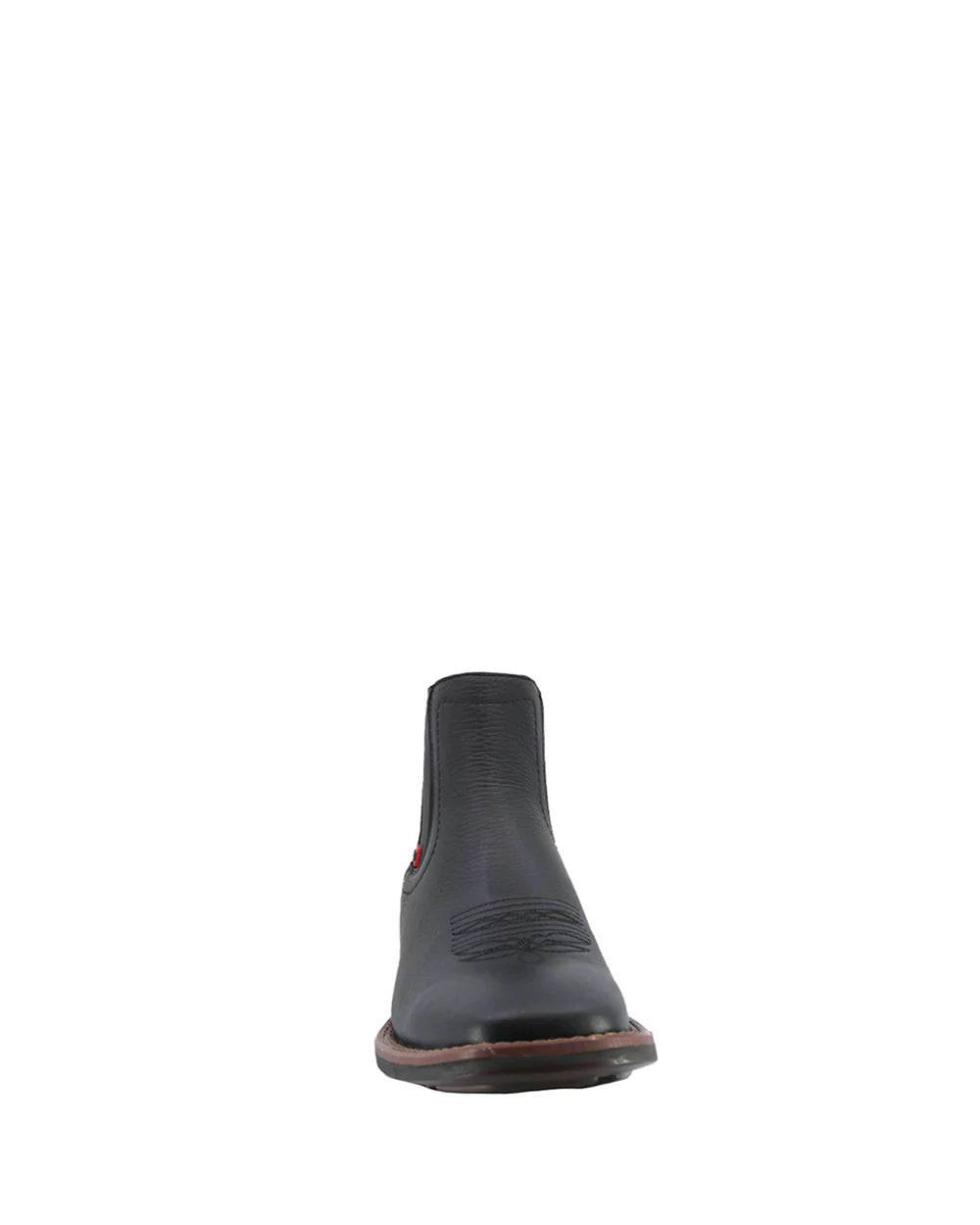 MENS ALAMO SHORT BOOT BLACK SQUARE TOE